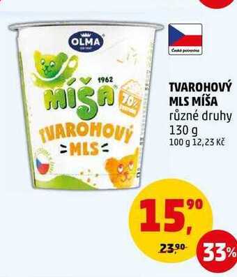 Penny Market Tvarohový mls míša, 130 g nabídka