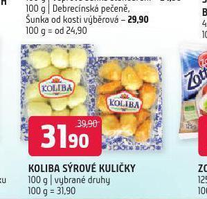 Terno Koliba sýrové kuličky nabídka