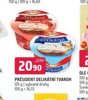 Terno Président delikátní tvaroh nabídka