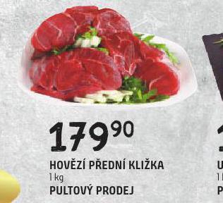 Terno Hovězí přední kližka nabídka