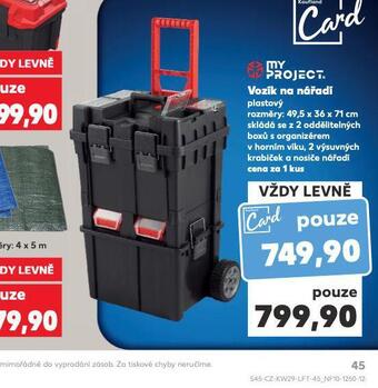 Kaufland Vozík na nářadí nabídka