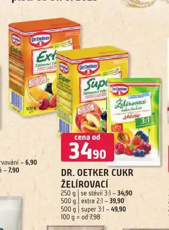 Terno Dr. oetker cukr želírovací se stévií 3:1 nabídka