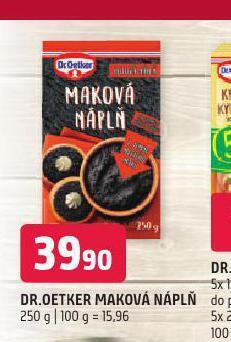 Terno Dr. oetker maková náplň nabídka