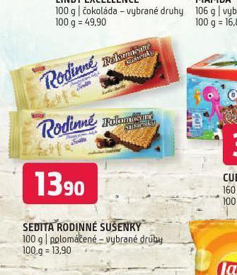 Terno Sedita rodinné sušenky nabídka