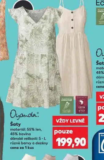 Kaufland Dámské šaty nabídka