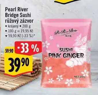 Albert Pearl river bridge sushi růžový zázvor nabídka