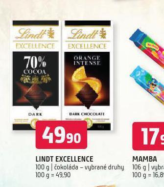 Terno Lindt excellence nabídka