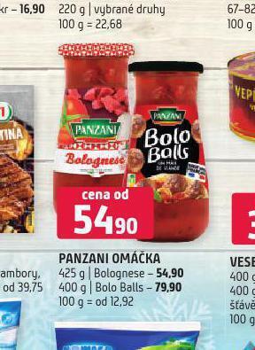 Terno Panzani omáčka bolo balls nabídka