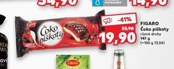 Kaufland Figaro čoko piškoty nabídka
