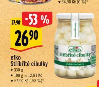 Albert Efko stříbřité cibulky nabídka