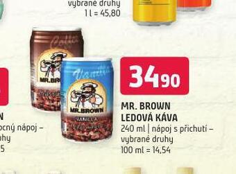 Terno Mr. brown ledová káva nabídka