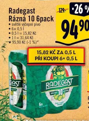Albert Pivo radegast nabídka