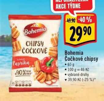 Albert Bohemia čočkové chipsy nabídka
