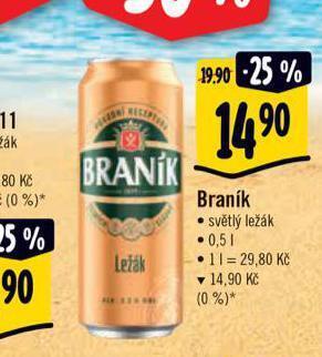 Albert Pivo braník nabídka