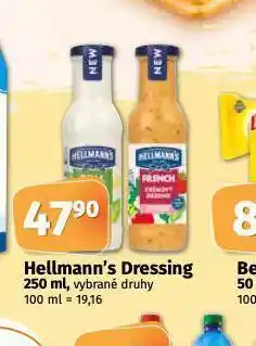 Coop Hellmann´s dressing nabídka
