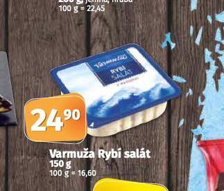 Coop Varmuža rybí salát nabídka