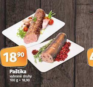 Coop Paštika nabídka