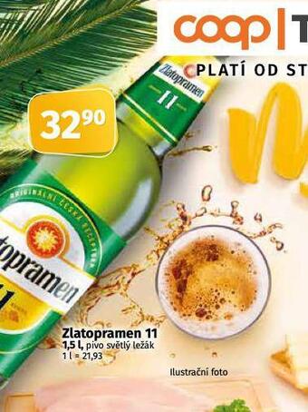 Coop Pivo zlatopramen 11 nabídka