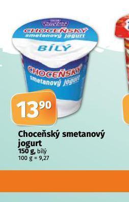 Coop Choceňský smetanový jogurt nabídka