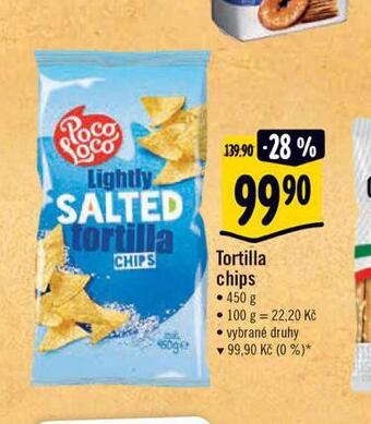 Albert Tortilla chips nabídka