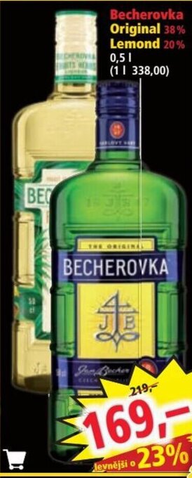 Norma Becherovka nabídka