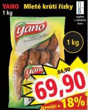 YANO Mleté krůtí řízky