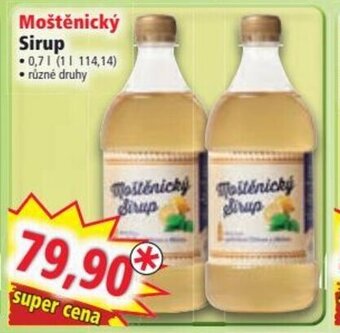 Norma Moštěnický Sirup nabídka