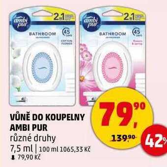 Penny Market Vůně do koupelny ambi pur, 7,5 ml nabídka