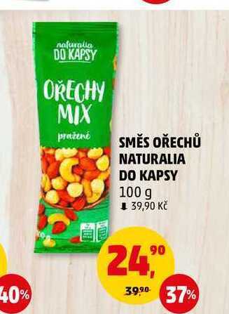 Penny Market Směs ořechů naturalia do kapsy, 100 g nabídka