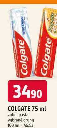 Colgate whitening zubní pasta 75ml