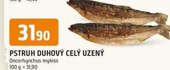 Trefa Pstruh duhový celý uzený 100g nabídka