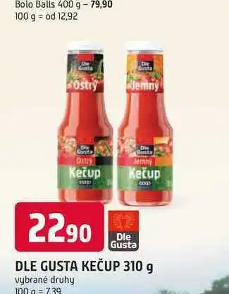 Trefa Dle gusta kečup 310 g nabídka