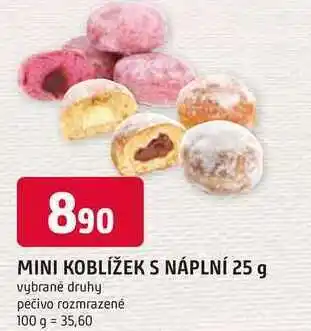 Trefa Mini koblížek s náplní 25 g nabídka