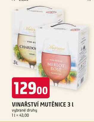 Trefa Vinařství mutěnice 3l vybrané druhy nabídka