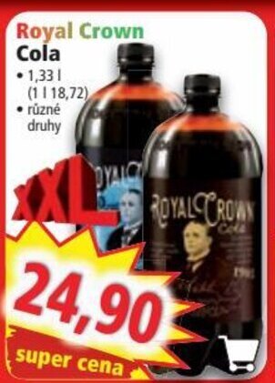 Norma Royal Crown Cola nabídka