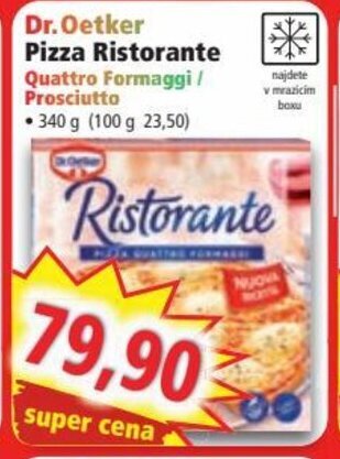 Norma Dr. Oetker Pizza Ristorante Quattro Formaggi / Prosciutto nabídka