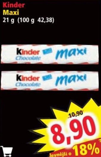 Norma Kinder Maxi nabídka