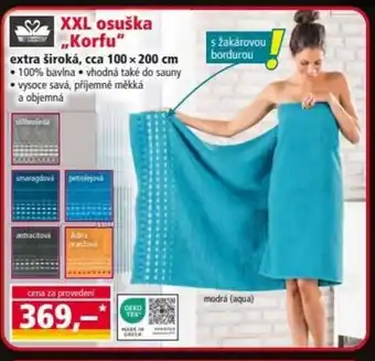 Norma XXL osuška Korfu" nabídka