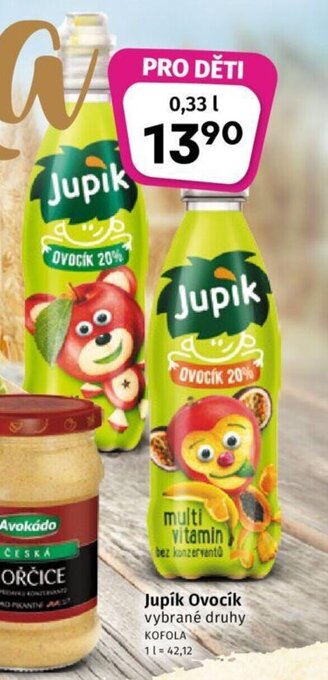 Coop Jupík Ovocík nabídka