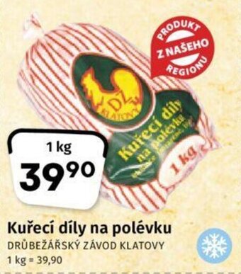 Coop Kuřecí díly na polévku nabídka