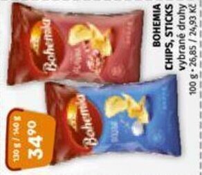 Coop BOHEMIA CHIPS, STICKS nabídka