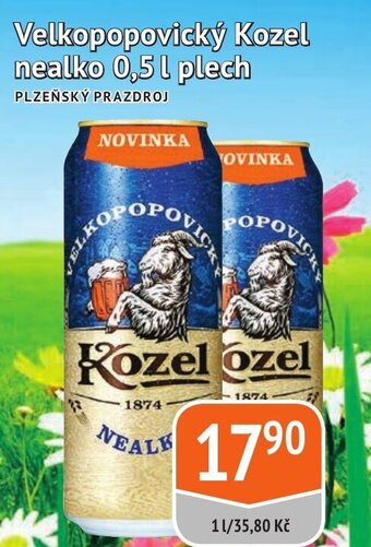 Coop hb Velkopopovický Kozel nealko 0,5l plech nabídka