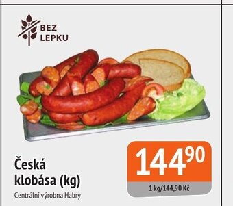 Coop hb Ceska klobása (kg) nabídka