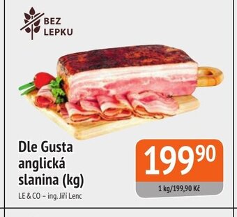 Coop hb Dle Gusta anglická slanina (kg) nabídka