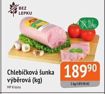 Coop hb Chlebíčková šunka výběrová (kg) nabídka