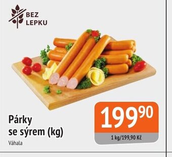 Coop hb Párky se sýrem (kg) nabídka