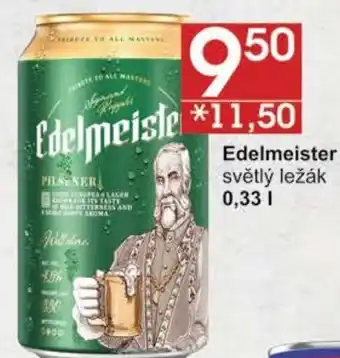 Jip Edelmeister světlý ležák 0,33 1 nabídka