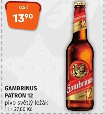 Coop hb GAMBRINUS PATRON 12 nabídka