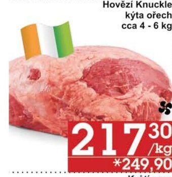 Jip Hovězí Knuckle: kýta ořech: cca 4-6 kg: nabídka