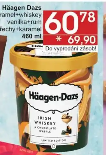 Jip Häagen Dazs karamel+whiskey vanilka+rum ořechy+karamel nabídka